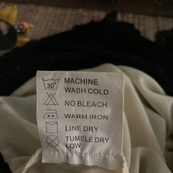 Versace Black Tulle Sequins Sleeveless Cocktail Party Dress Italy EUR 40 US 9 JR - Picture 11 of 12